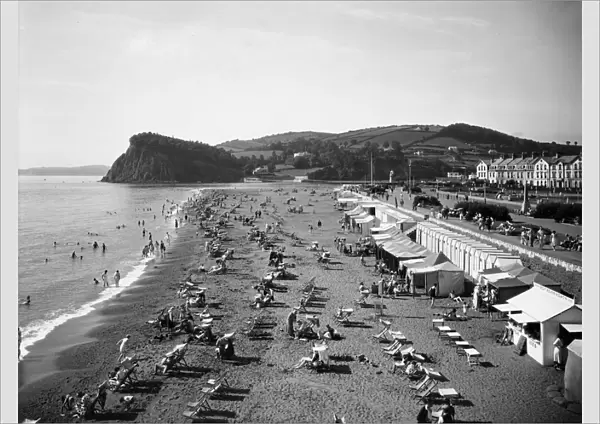 Teignmouth Beach, Devon, c. 1930s
