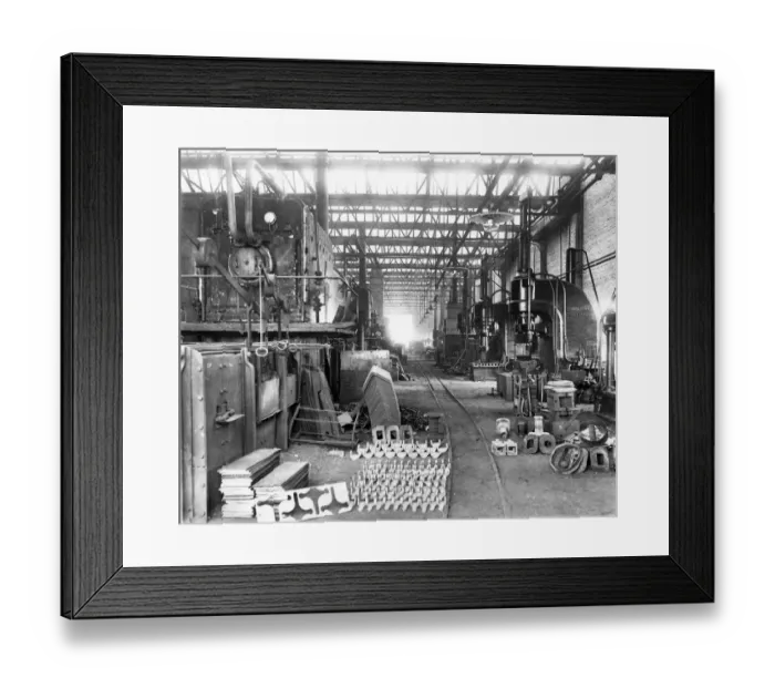 Framed Print : No 18 Stamping Shop at Swindon Works in 1915 Framed Print : No 18 Stamping Shop at Swindon Works in 1915
