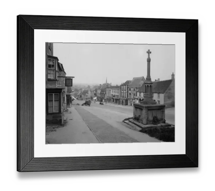 Framed Print : High Street, Burford, Oxfordshire, c. 1930
