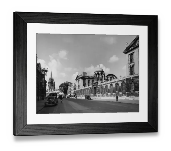 Framed Print : High Street, Oxford, October 1948