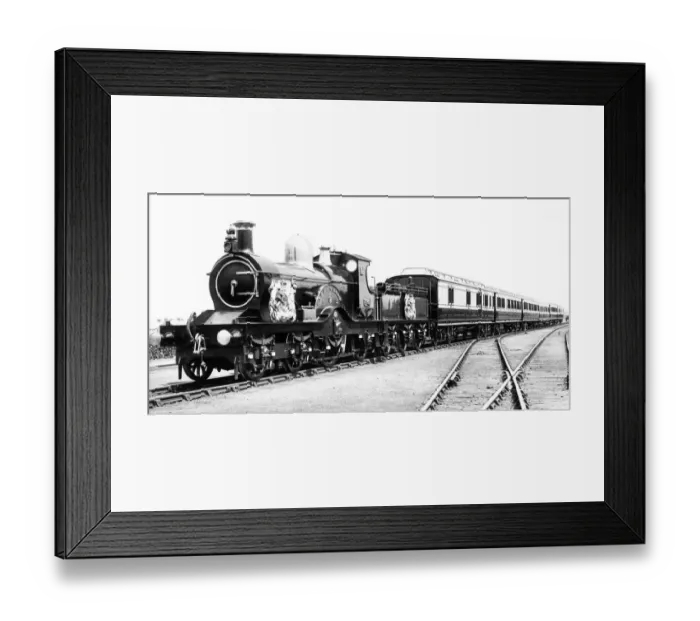Framed Print : Queen Victorias Diamond Jubilee train, 1897