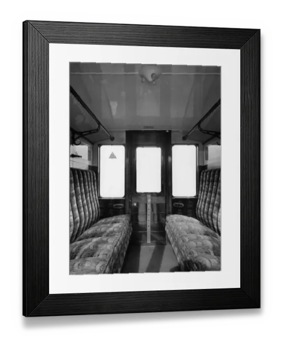 Framed Print : Brake Third Carriage compartment, 1939