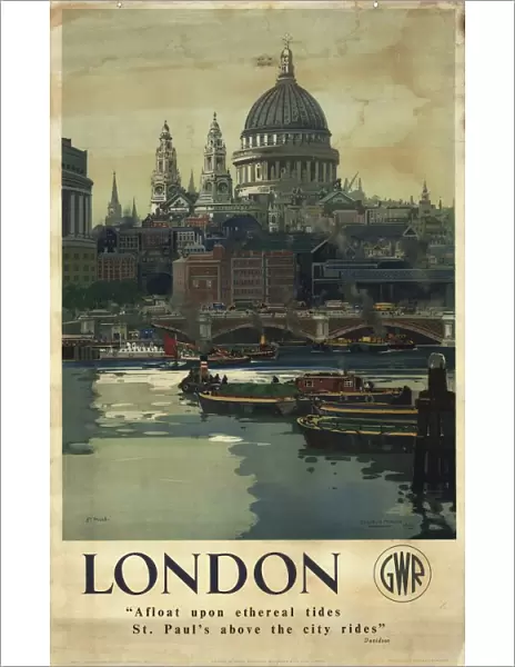 GWR Publicity Poster, London, 1946