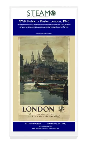 GWR Publicity Poster, London, 1946