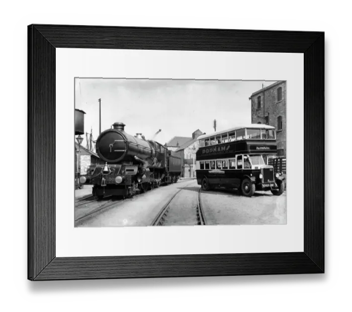 Framed Print : King George V at Plymouth, c1930s