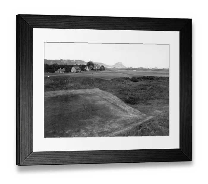 Framed Print : Golf Course at Grouville, Jersey, June 1925