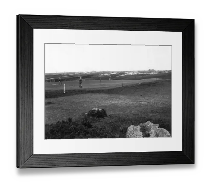 Framed Print : La Moye Golf Course, Jersey, June 1925