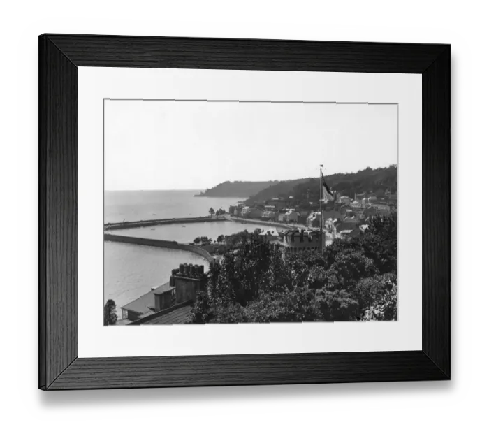 Framed Print : St Aubin, Jersey, 1925 Framed Print : St Aubin, Jersey, 1925