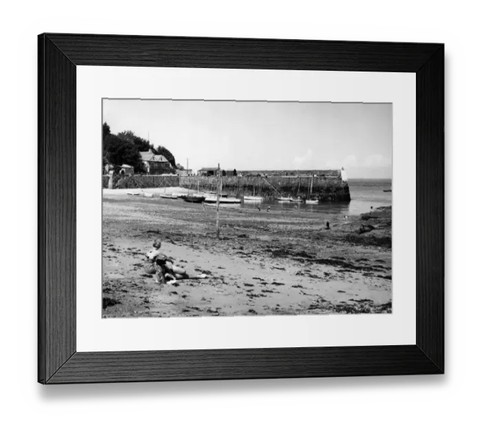 Framed Print : Rozel Harbour, Jersey, c. 1920s
