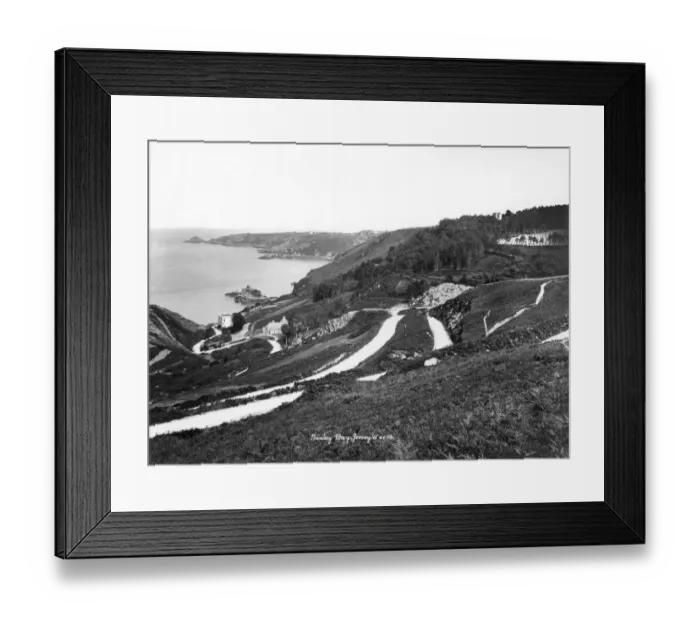 Framed Print : Bouley Bay, Jersey, c. 1920s Framed Print : Bouley Bay, Jersey, c. 1920s