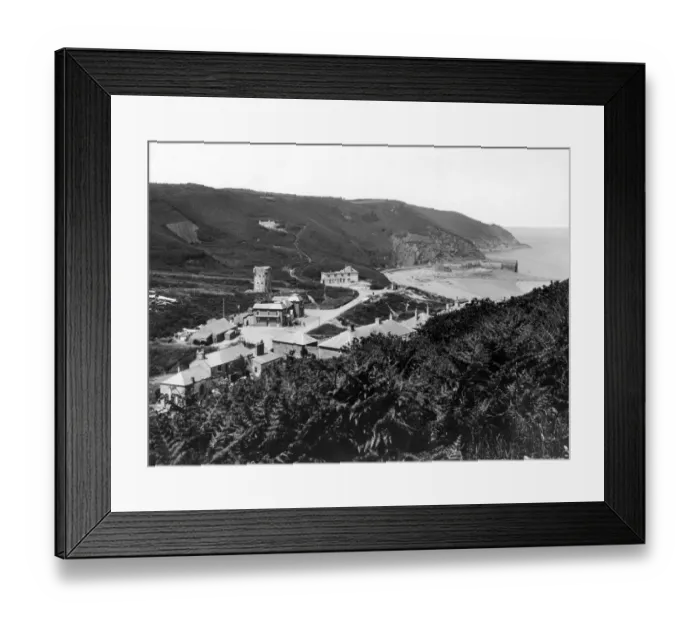 Framed Print : La Greve de Lecq, Jersey, June 1925 Framed Print : La Greve de Lecq, Jersey, June 1925