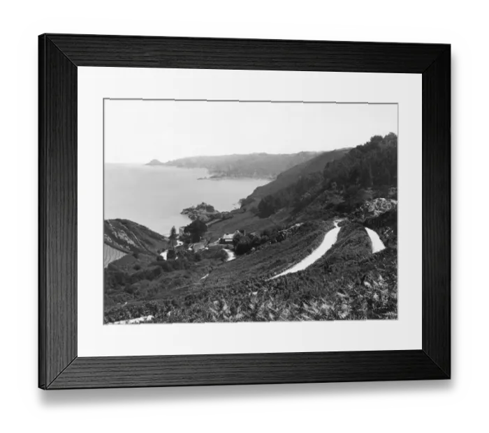 Framed Print : Bouley Bay, Jersey, June 1925 Framed Print : Bouley Bay, Jersey, June 1925