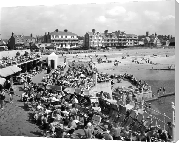 The Lido at St Helier, Jersey, August 1934