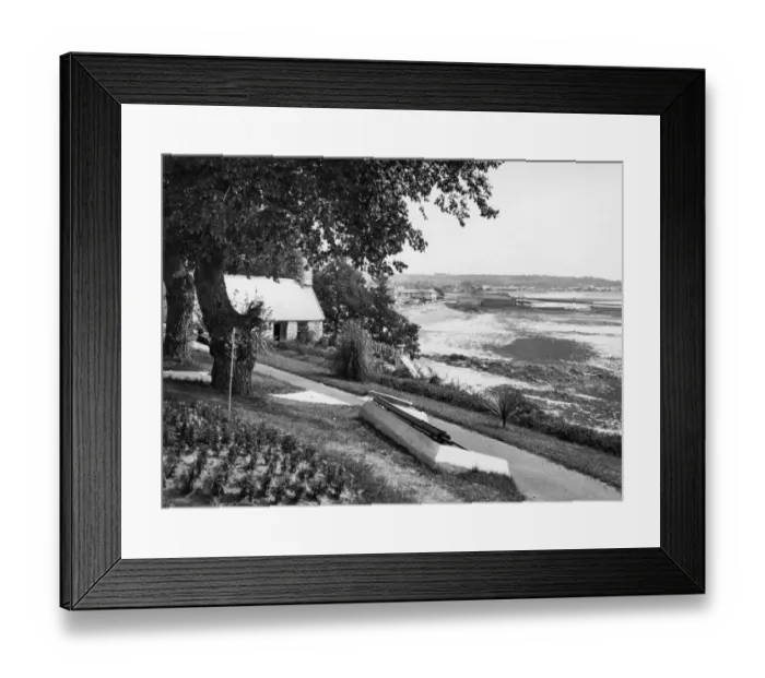 Framed Print : La Collette, St Helier, Jersey, August 1934
