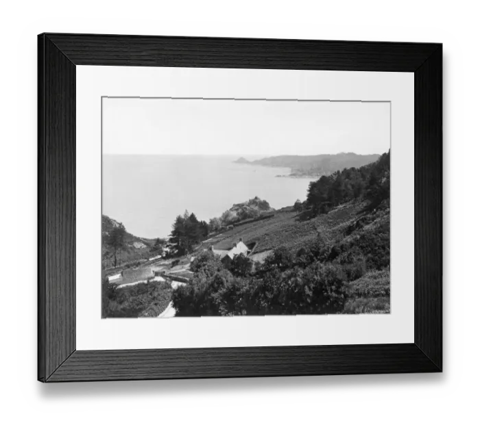 Framed Print : Bouley Bay, Jersey, June 1925 Framed Print : Bouley Bay, Jersey, June 1925