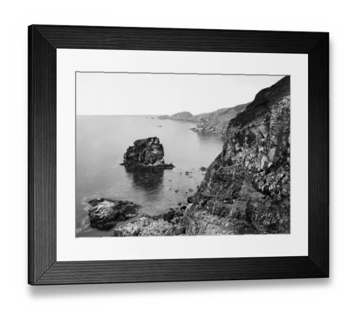 Framed Print : Les Autelets, Sark, 1925