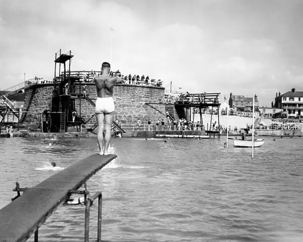 Swimming Club at The Lido, St Helier, Jersey, c. 1930s