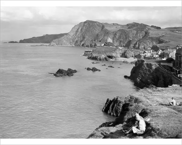 Cliffs at Ilfracombe, Devon, September 1934