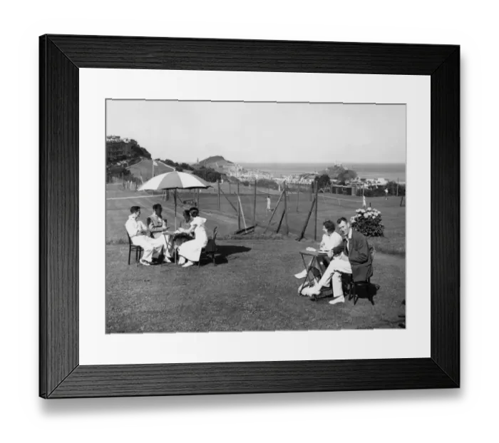 Framed Print : Recreation Grounds at Ilfracombe, Devon, September 1934