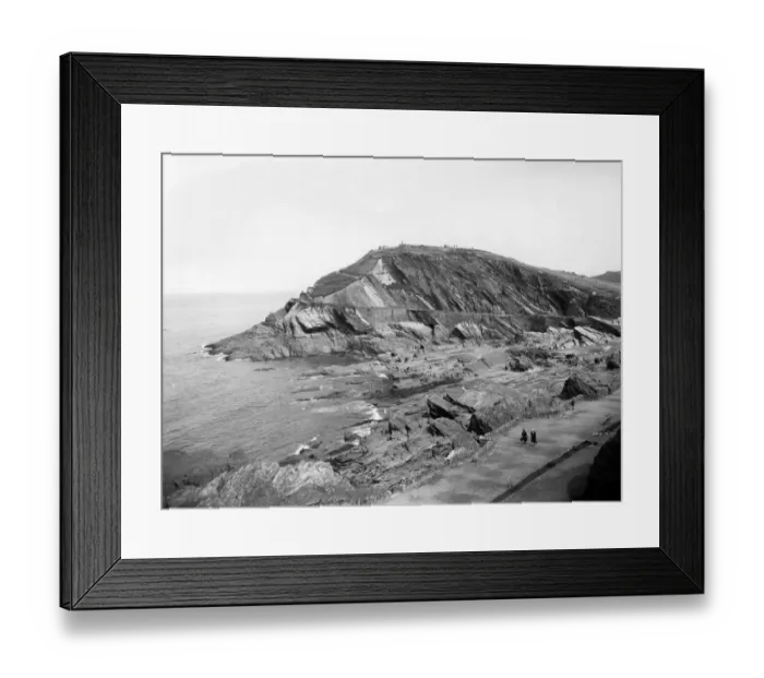 Framed Print : Capstone Hill, Ilfracombe, Devon, 1929