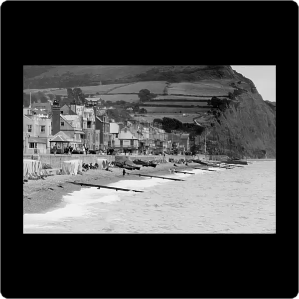 The Seafront at Sidmouth, Devon, August 1931