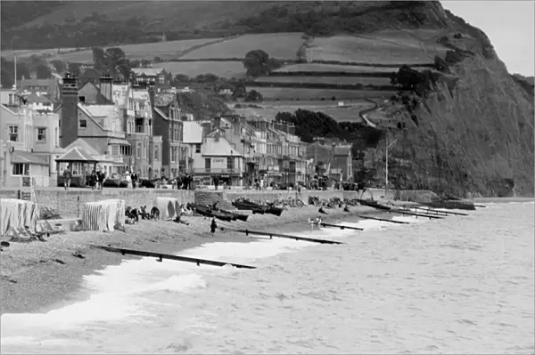 The Seafront at Sidmouth, Devon, August 1931