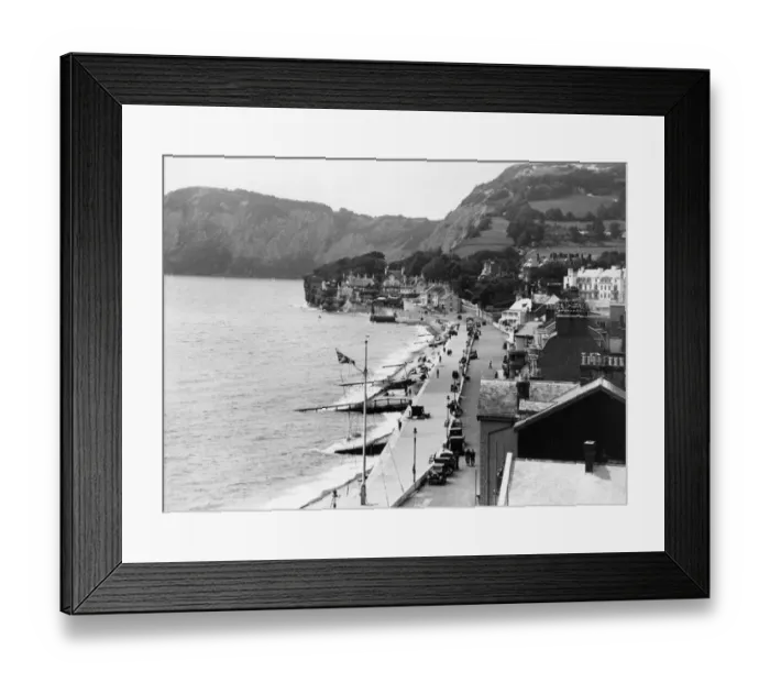 Framed Print : Sidmouth from Salcombe Hill, August 1931