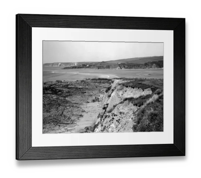 Framed Print : Bantham & Bigbury Sands, Devon, August 1928