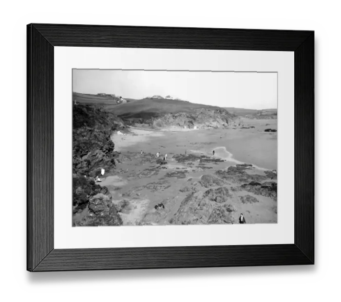 Framed Print : Bigbury-on-Sea Sands, Devon, August 1928