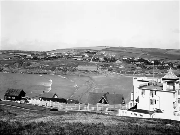 Bigbury-on-Sea from Burgh Island, Devon, September 1935
