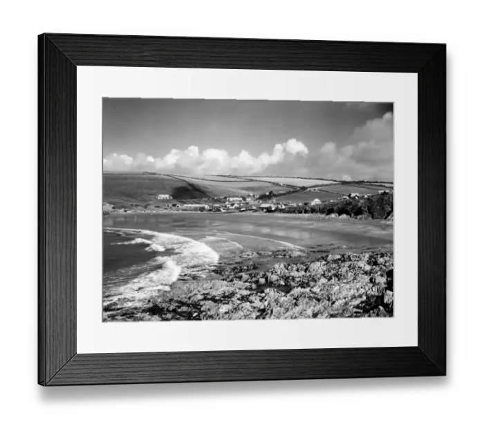 Framed Print : Challaborough Cove, near Bigbury-on-Sea, Devon, September 1935 Framed Print : Challaborough Cove, near Bigbury-on-Sea, Devon, September 1935