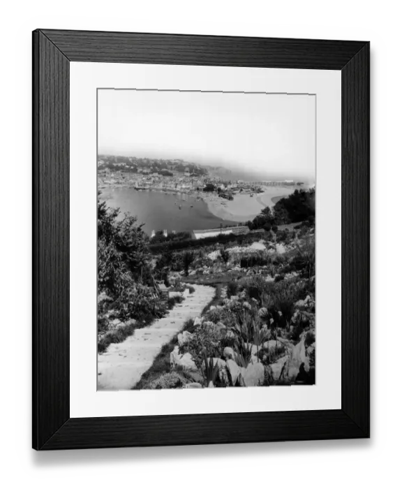 Framed Print : Teignmouth from Shaldon, Devon, September 1933 Framed Print : Teignmouth from Shaldon, Devon, September 1933