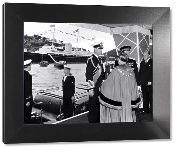 Duke of Edinburghs Visit to Dartmouth, 28th July 1958