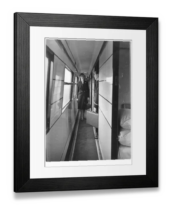 Framed Print : GWR Sleeping Car, 1946 Framed Print : GWR Sleeping Car, 1946