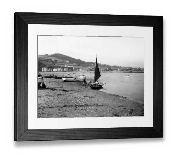 Framed Print : View to Shaldon at Teignmouth, Devon, September 1933