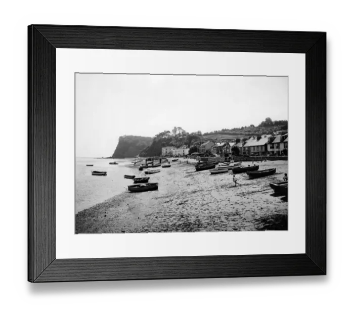 Framed Print : Shaldon Beach, Devon, August 1937