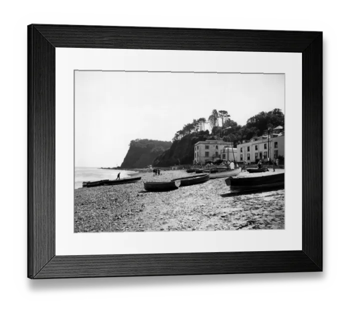 Framed Print : Shaldon Beach, Devon, August 1937