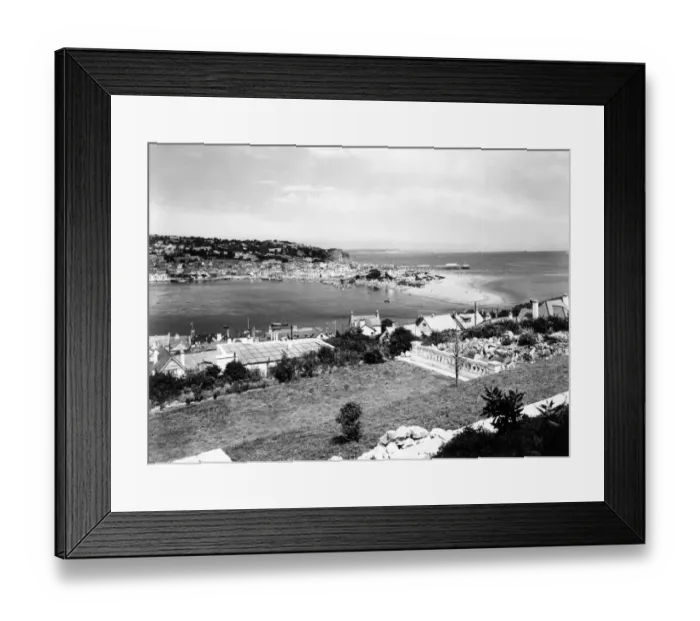 Framed Print : Teignmouth from Shaldon, Devon, August 1937 Framed Print : Teignmouth from Shaldon, Devon, August 1937