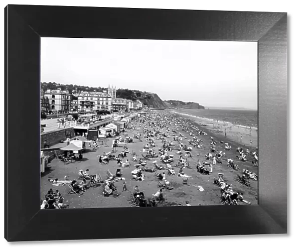 East Beach at Teignmouth, Devon, August 1937