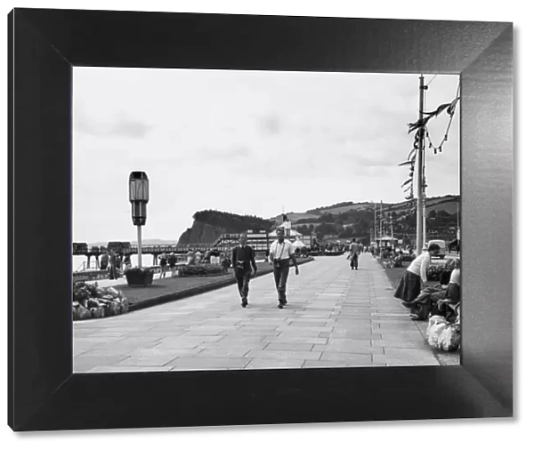 Teignmouth Promenade, Devon, August 1950
