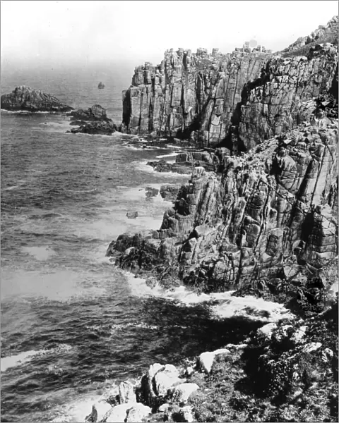 Cliffs at Lands End, Cornwall, 1924