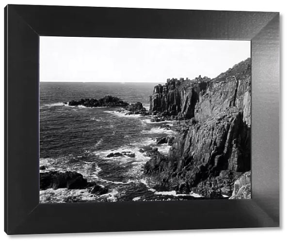 Cliffs at Lands End, Cornwall, 2nd February 1925