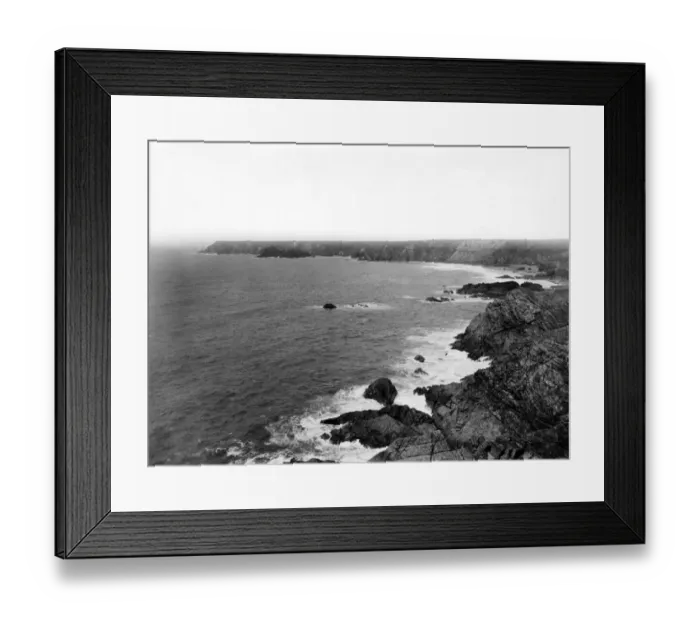 Framed Print : The Coast Between Lizard & Kynance Cove, Cornwall, July 1923 Framed Print : The Coast Between Lizard & Kynance Cove, Cornwall, July 1923