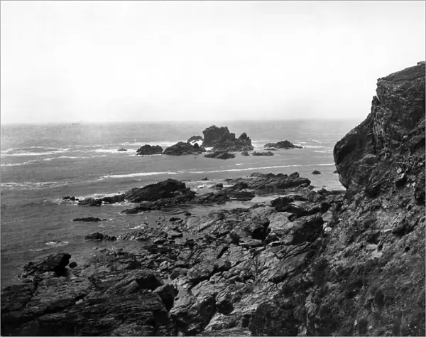 Between Lizard and Kynance Cove, Cornwall, July 1923