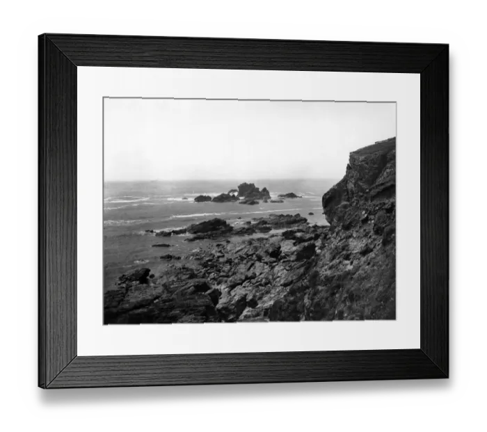 Framed Print : Between Lizard and Kynance Cove, Cornwall, July 1923