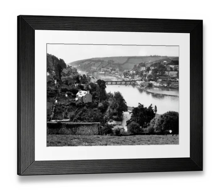 Framed Print : Looe, Cornwall, March 1924