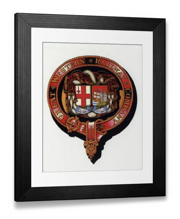 Framed Print : GWR Coat of Arms Framed Print : GWR Coat of Arms