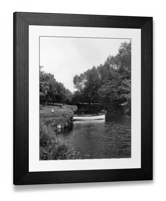 Framed Print : One the River Fowey at Lostwithiel, Cornwall, July 1927 Framed Print : One the River Fowey at Lostwithiel, Cornwall, July 1927