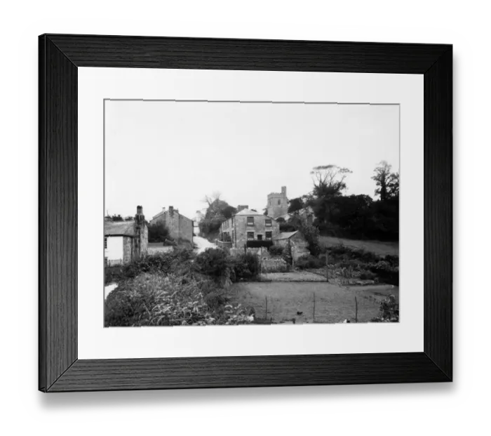 Framed Print : Luxulyan Village, Cornwall, August 1928