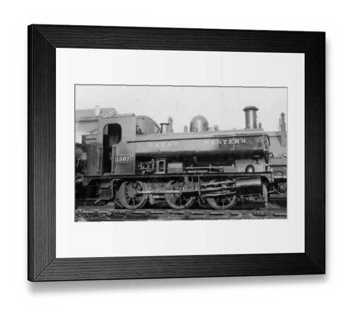 Framed Print : GWR Pannier Tank No. 1367